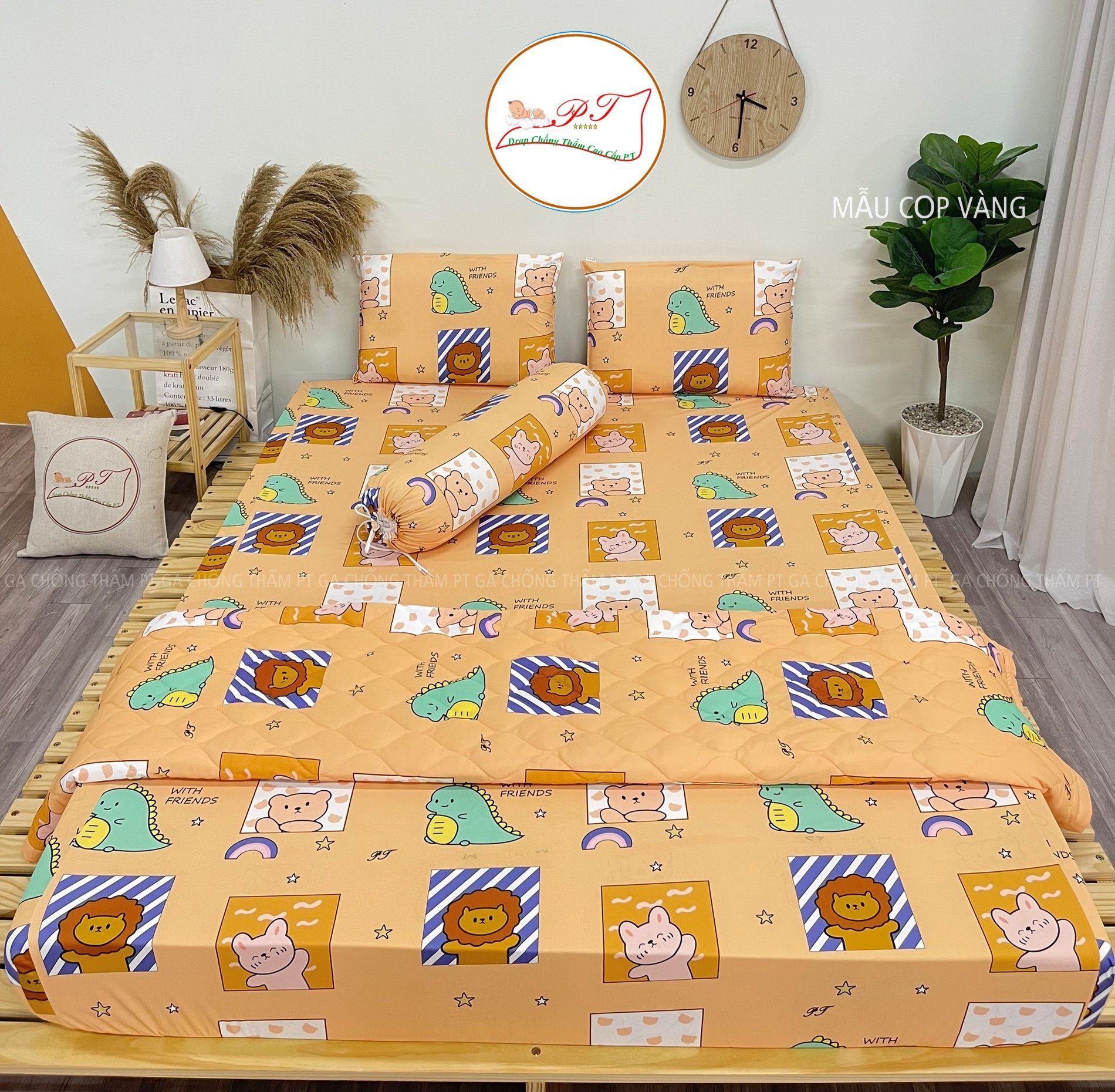 [HCM] Ga Chống Thấm Cao Cấp PT Mẫu Họa Tiết Cọp Vàng