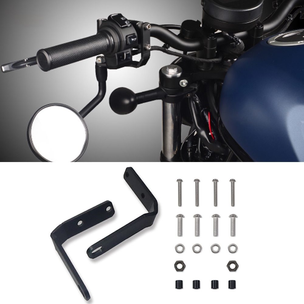 Giá đỡ đèn chiếu sáng gương chiếu hậu cho honda cmx 500 300 rebel 500 300 giá đỡ gương chiếu hậu gắn tay lái xe máy