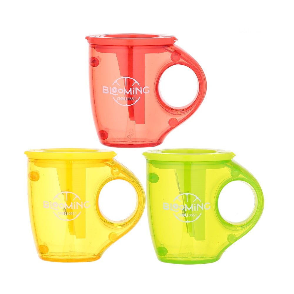 Chuốt gọt bút chì hình cối xay deli 0551 có 2 lỗ chuốt