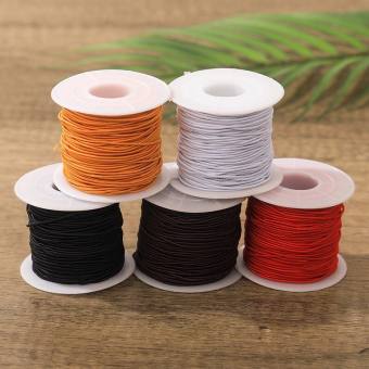 Cuộn 50 Mét Dây Dù Co Giãn, lõi chun xâu chuỗi vòng gỗ, vòng đá - 5 màu, 3 kích cỡ