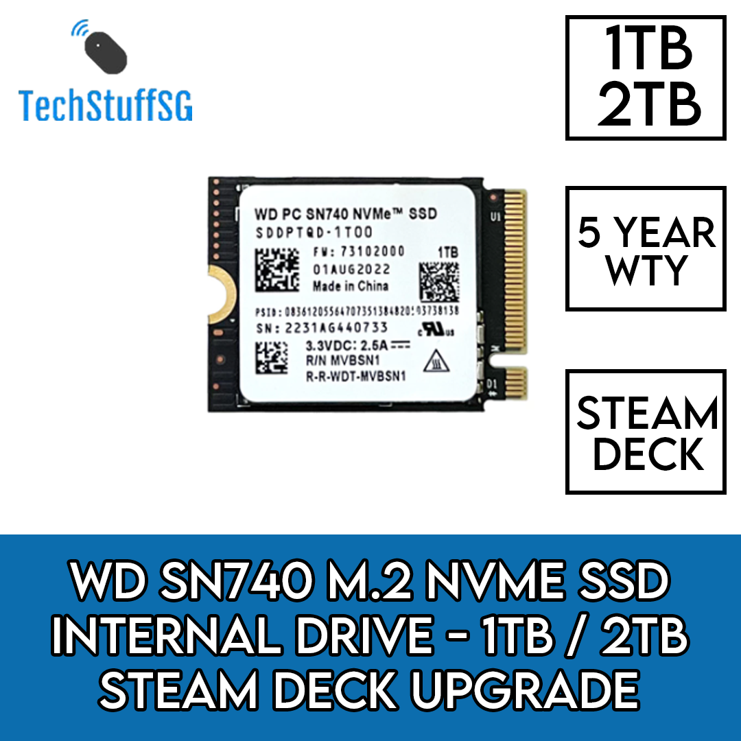 Steam Deck 2Tb Compatible M.2 2230 Nvme Pcie 4.0 Ssd - Western