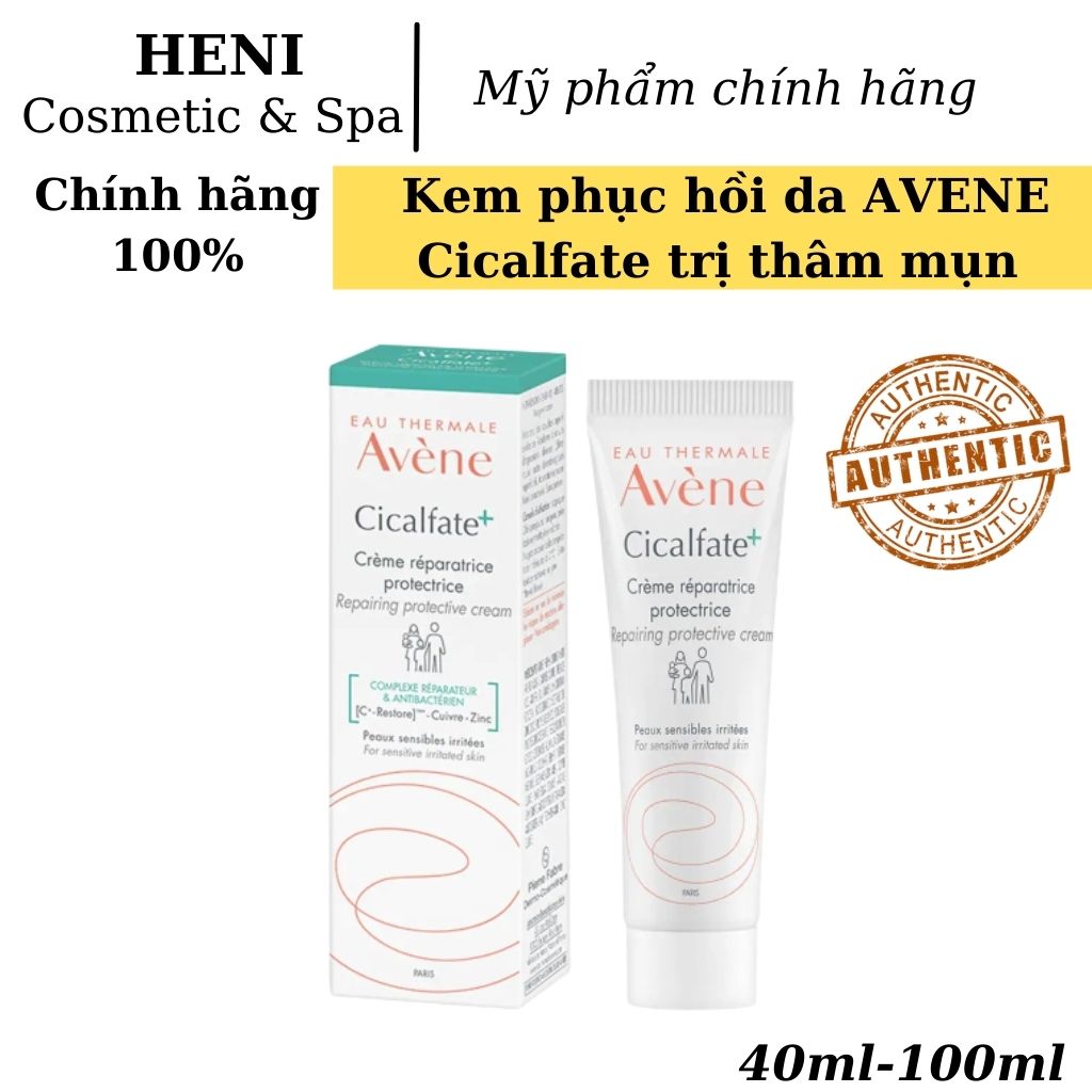 Kem phục da mặt AVENE Cicalfate dưỡng ẩm phục hồi cho mọi loại da