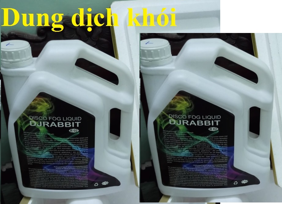 [HCM]COMBO 2 CAN DUNG DỊCH KHÓI KHÔNG MÙI nước khói DJ Grabit, 1 can 5lit nguyên liệu tạo khói sân khấu