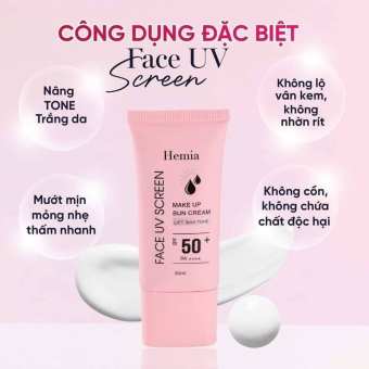 Kem chống nắng Hàn Quốc HEMIA 50ml tác dụng tốt cho da chống nắng .