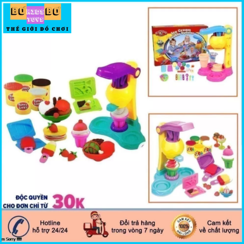 Đồ chơi đất nặn cho bé thỏa sức sáng tạo kèm 5 hộp đất nặn