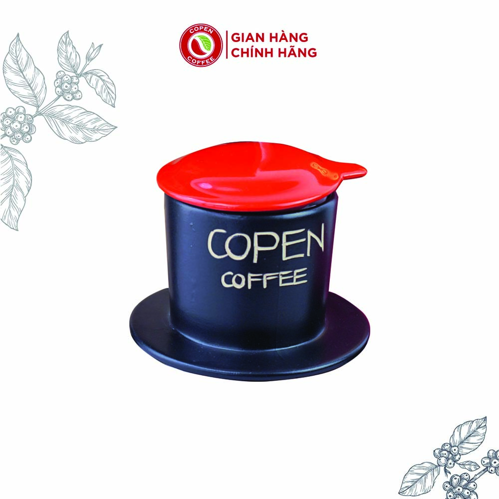 Phin cà phê gốm sứ bát tràng cao cấp - phin pha cà phê gốm sứ - giữ nhiệt tốt, an toàn