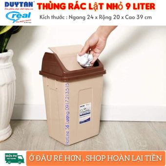 Thùng rác nắp Lật cao cấp Duy Tân Nhỏ/Trung