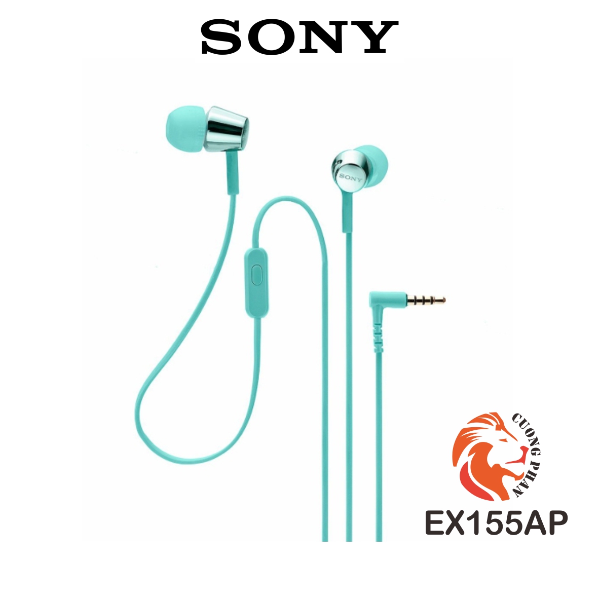 Tai Nghe Có Mic In-Ear Sony EX155AP - Hãng Phân Phối Chính Thức, Bảo Hành 12 Tháng