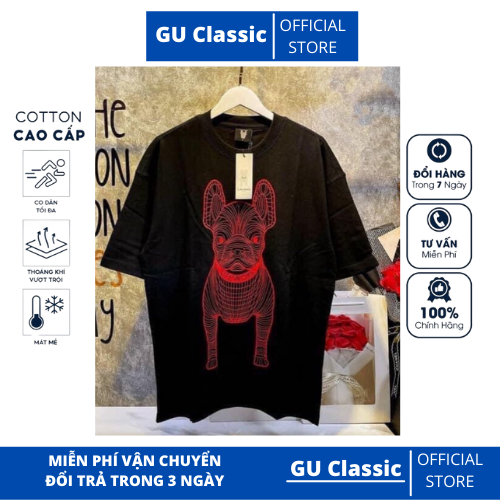 Áo đôi áo cặp cổ tròn đủ size chất bao đẹp mịn mát, phông unisex tay lỡ đủ màu GU05