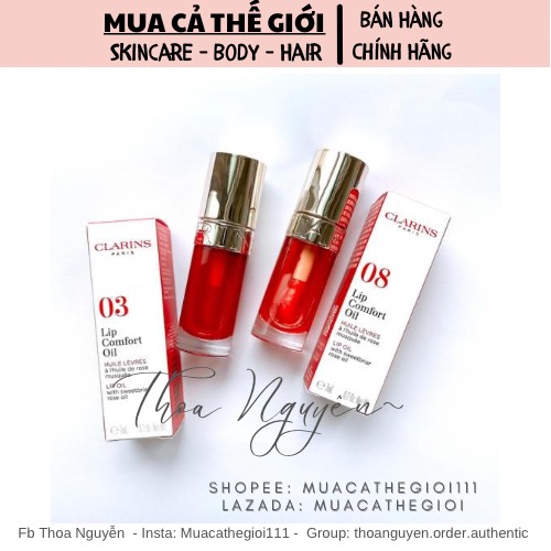 Son Dưỡng Clarins Comfort Oil