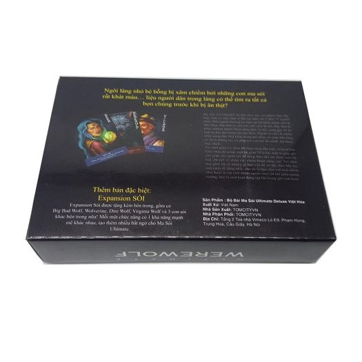☍✻ Bộ Bài Ma Sói Ultimate Deluxe Việt Hoá hộp mềm Giá Rẻ 2020