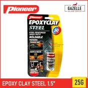Pioneer Epoxy Clay Steel Fast Setting Epoxy Putty 1.5" 25g