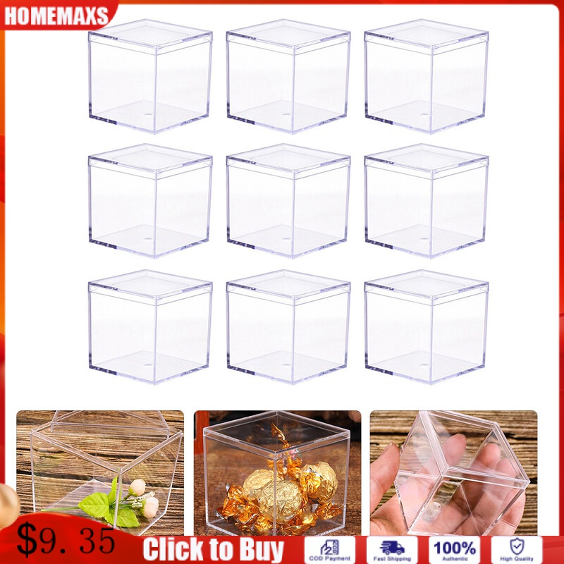 Square Acrylic Storage Container, Cube Small Candy Clear Acrylic Box -  China Acrylic Display and Acrylic Box price
