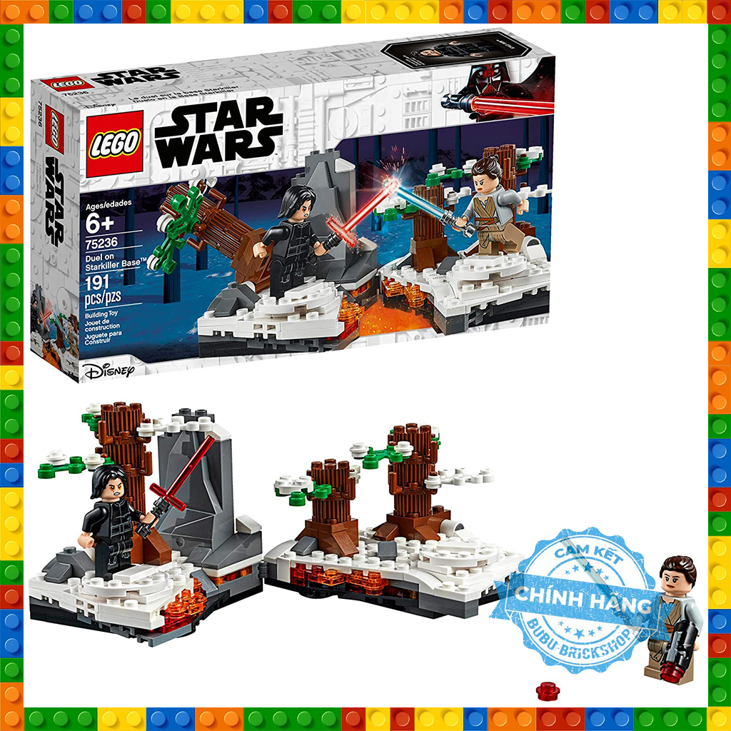 Lego Star Wars 75236 - Duel on Starkiller Base - Bộ xếp hình Lego Đối đầu trên Starkiller