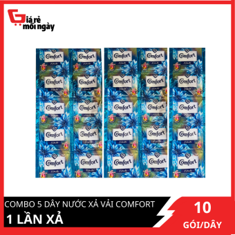 COMBO 5 dây Nước xả vải Comfort 1 lần xả