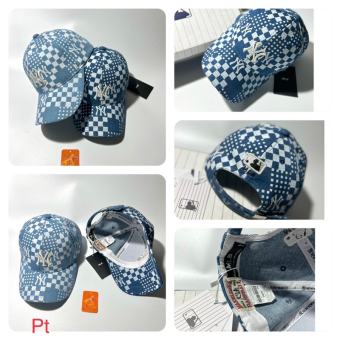 Nón kết nam nữ, mũ lưỡi chai Mlb thêu chữ ny phong cách