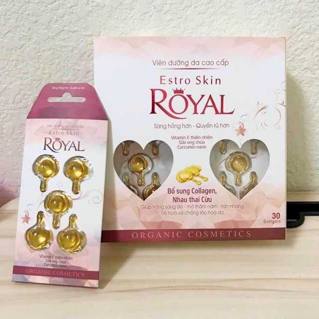 Viên dưỡng da cao cấp estro skin royal