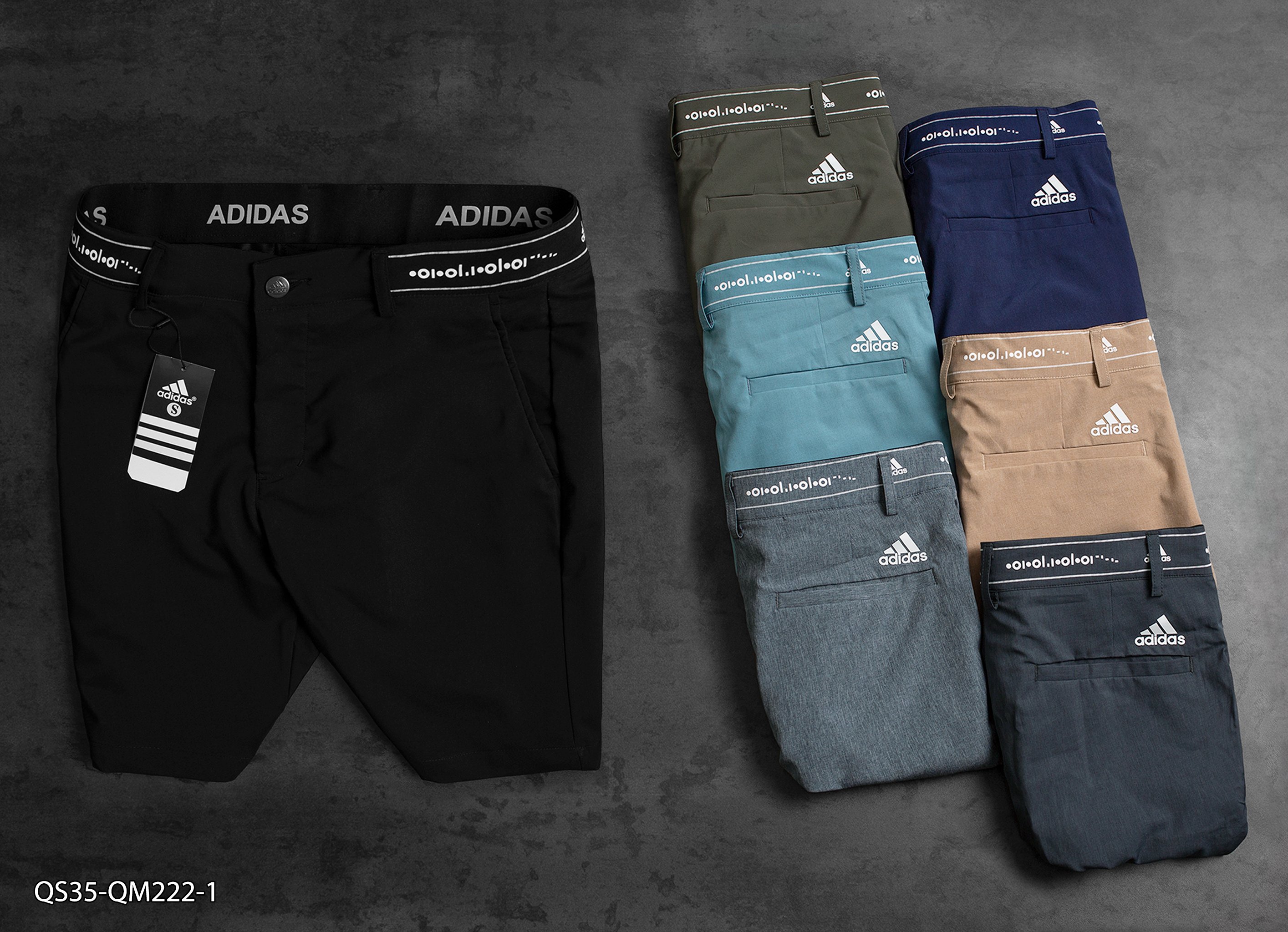 Quần short golf adidas xi dãn xịn qs35 - quần short golf nam vnxk