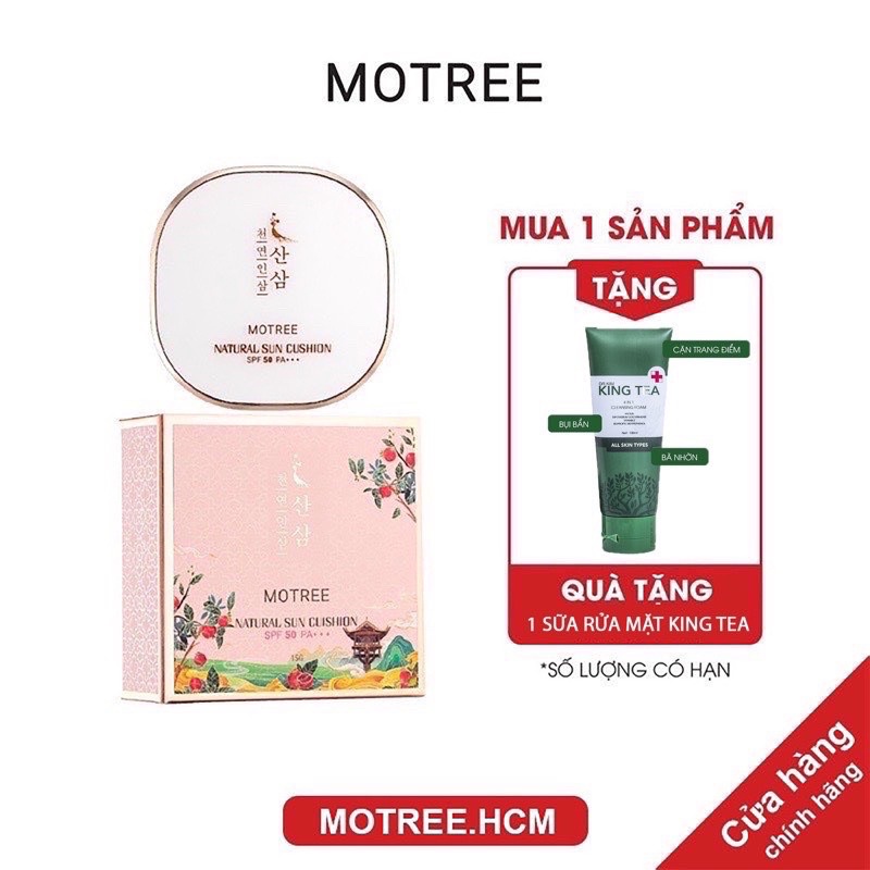 Phẩn Phủ Cushion Chống Nắng Lựu Sâm Motree
