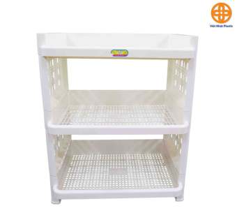 Kệ úp chén bát 3 tầng. Hàng nhựa việt nhật việt nam [GIAGUNG_VIETNHAT]