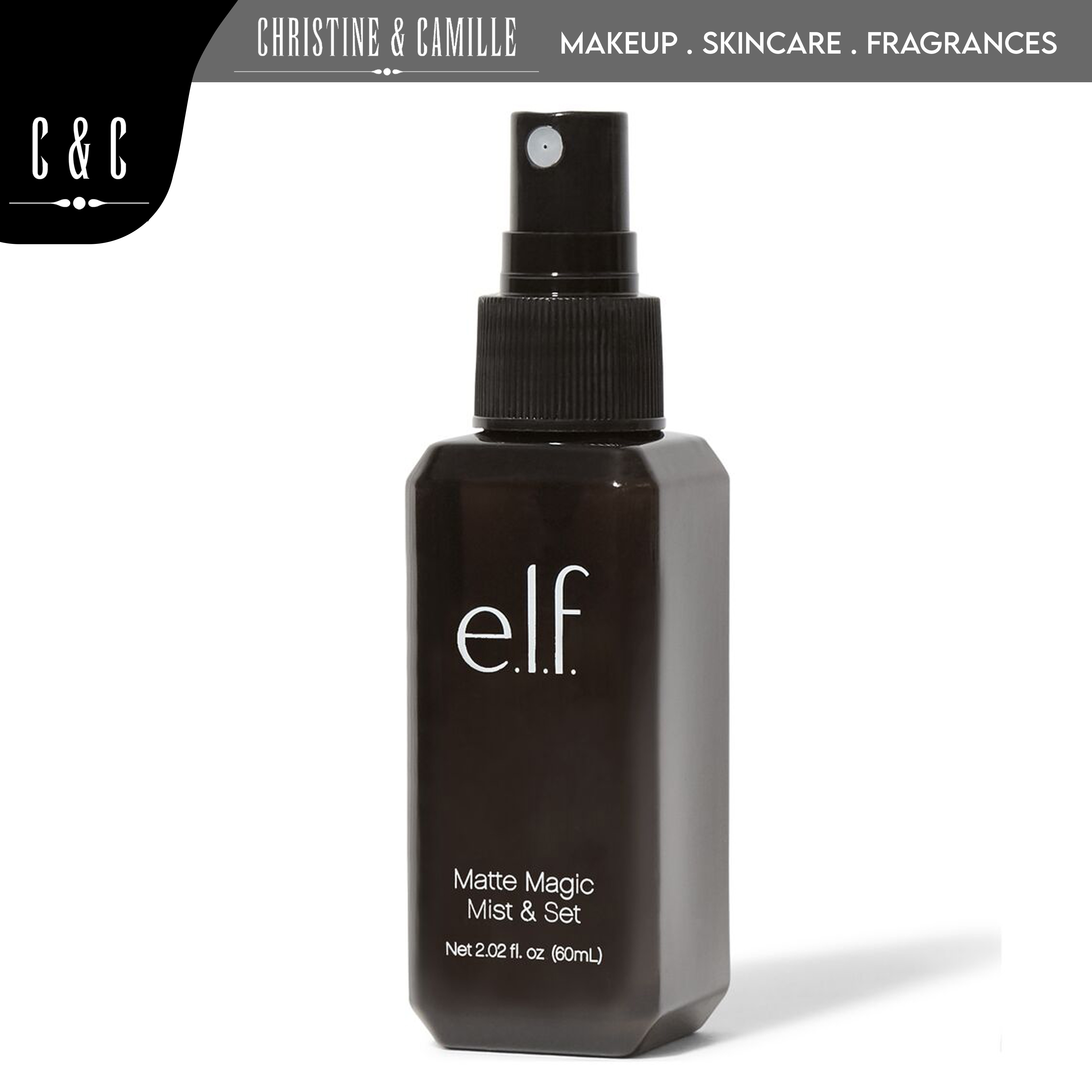 elf Cosmetics Mist & Set Setting Spray, Hold Your Face and Eye Makeup in  Place All Day, 2.02 fl. Ounces