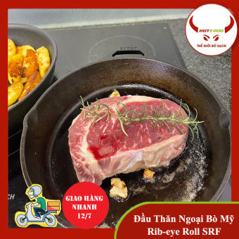 Ribeye Bò Mỹ Steak - Đầu Thăn ngoại Bò Mỹ - Beefsteak ( dày 2-2.5cm) - 500g - Giao Nhanh HCM & HN