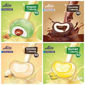 Thùng 40 gói kem Mochi Aice