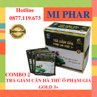 COMBO 2 Trà giảm cân HÀ THỦ Ô  Phạm Gia - MIPHAR