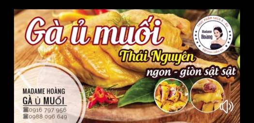 GÀ Ủ MUỐI madam Hoàng Số 1 Á Đông