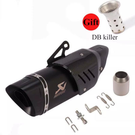 Universal Motorcycle Exhaust Muffler by Akrapovic