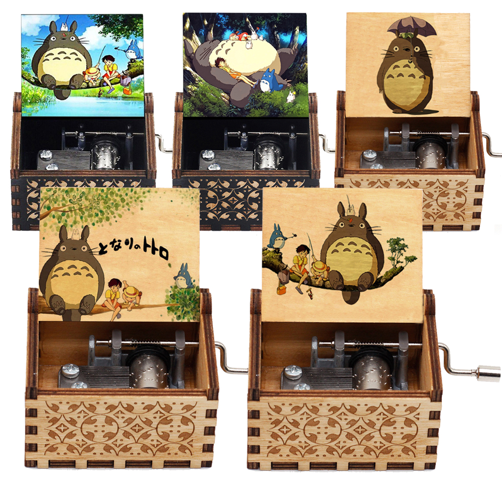 Isabella's Lullaby music song anime The Promised Neverland Music Box wood  fans christmas new year gift office Decoration craft