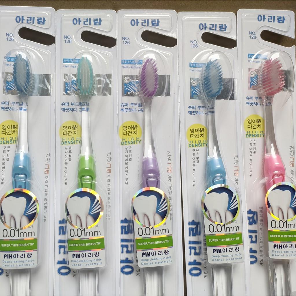 Combo 10 bàn chải đánh răng hàn quốc no126