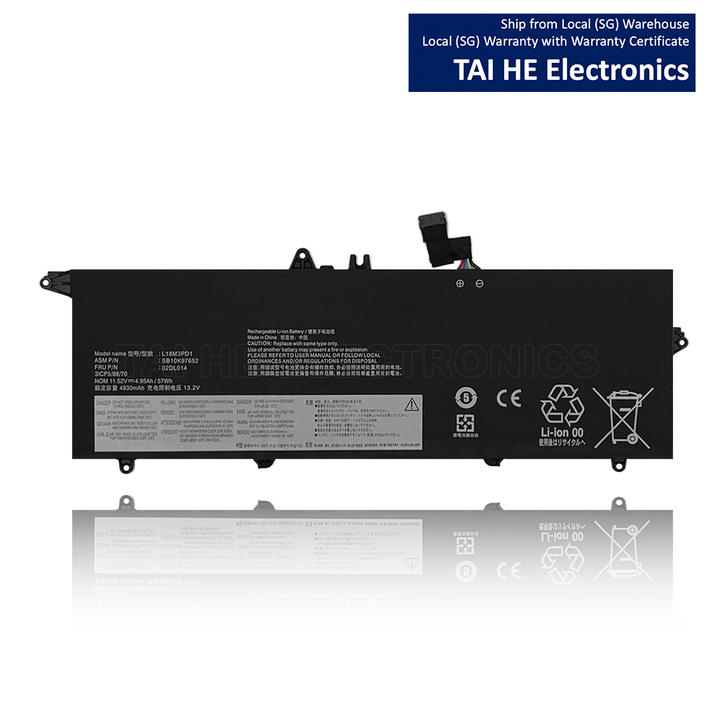 Notebook battery for Lenovo ThinkPad T14s Gen 2 L20L4P72 4cell 15.2V