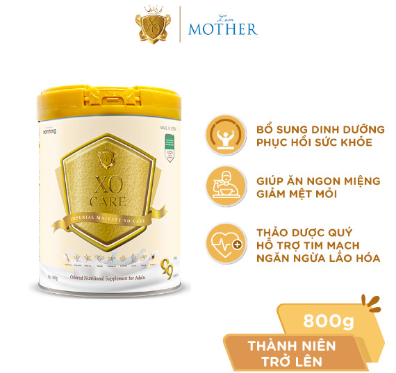 Sữa Bột XO Care 800g bổ sung dinh dưỡng, phục hồi sức khoẻ nhanh cho người trưởng thành
