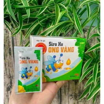 Siro ho Ong vàng, giảm ho, hết khò khè hộp 30 gói x 5ml