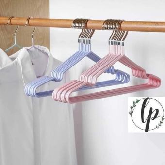 SET 10 MÓC TREO QUẦN ÁO INOX BỌC NHỰA.