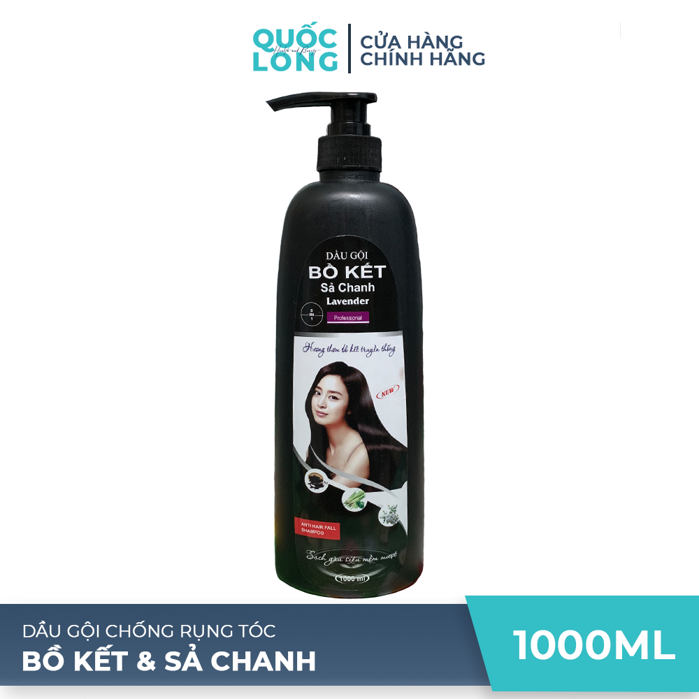 Dầu gội chống rụng tóc bồ kết & sả chanh 1000ml