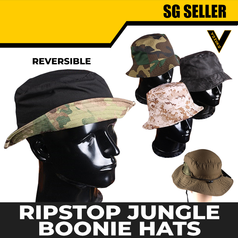 Boonie Hat Military Tactical Bucket Hats for Safari Men Women