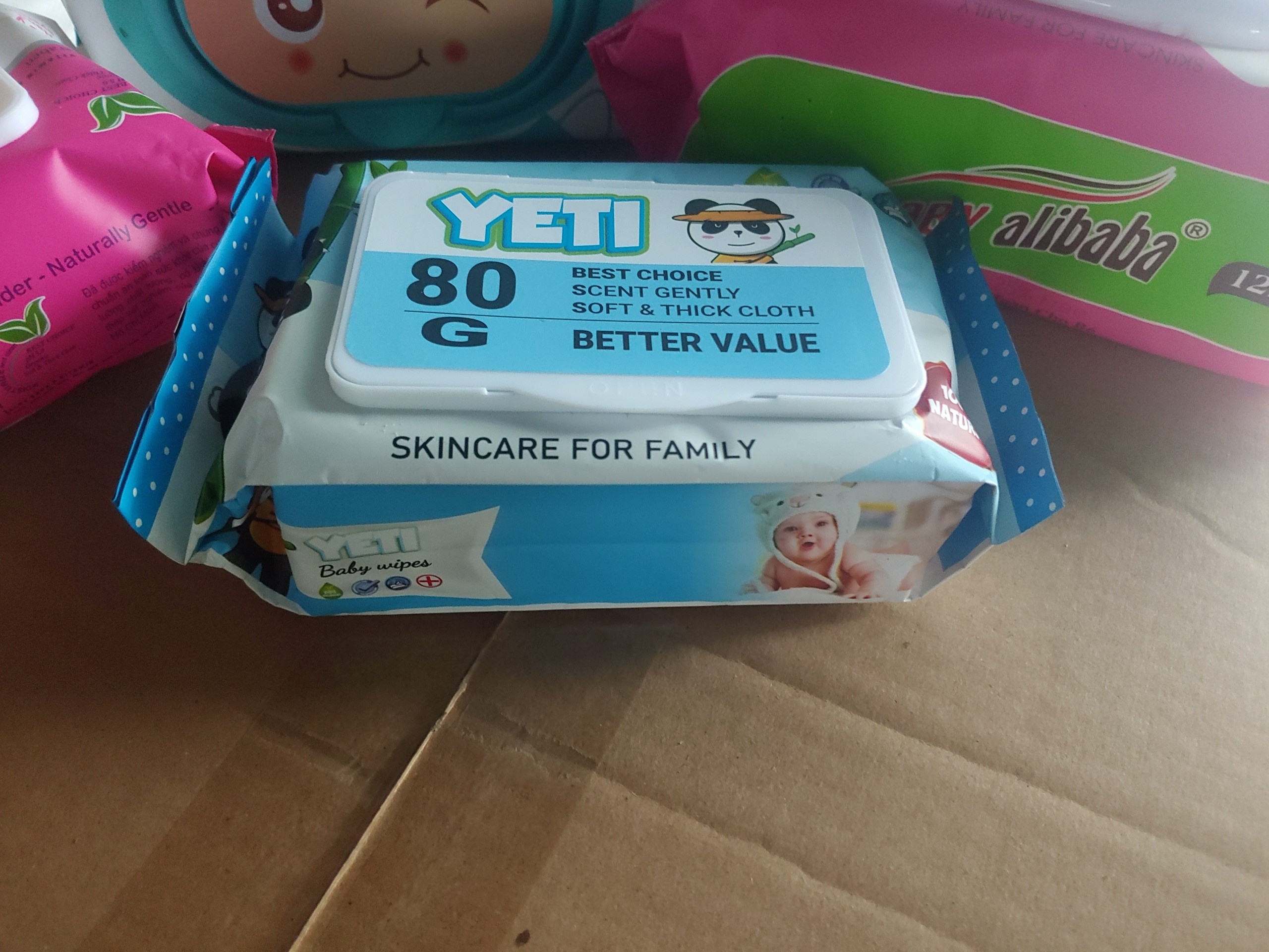 KHĂN ƯỚT YETI 80G