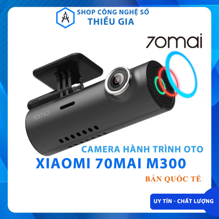 Camera hành trình ô tô Xiaomi 70mai M300 độ phân giải 2304 x 1296P [BẢN QUỐC TẾ]