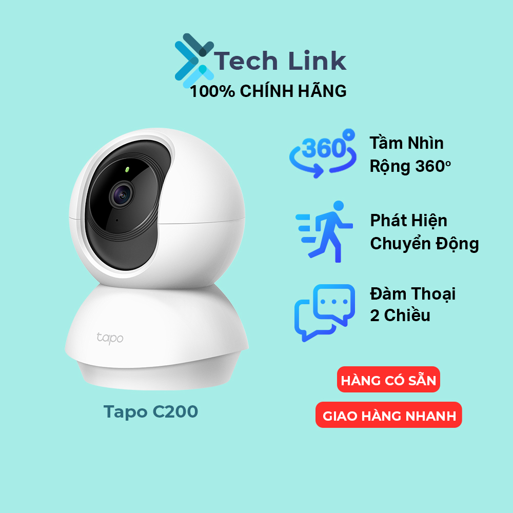 Camera Wifi TP-Link Tapo C200 C210 Smart IR Full HD 1080P - Hàng Chính Hãng