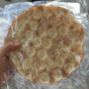Bánh Tráng Chuối Nướng Loại Nhỏ (Bịch 10 Miếng)