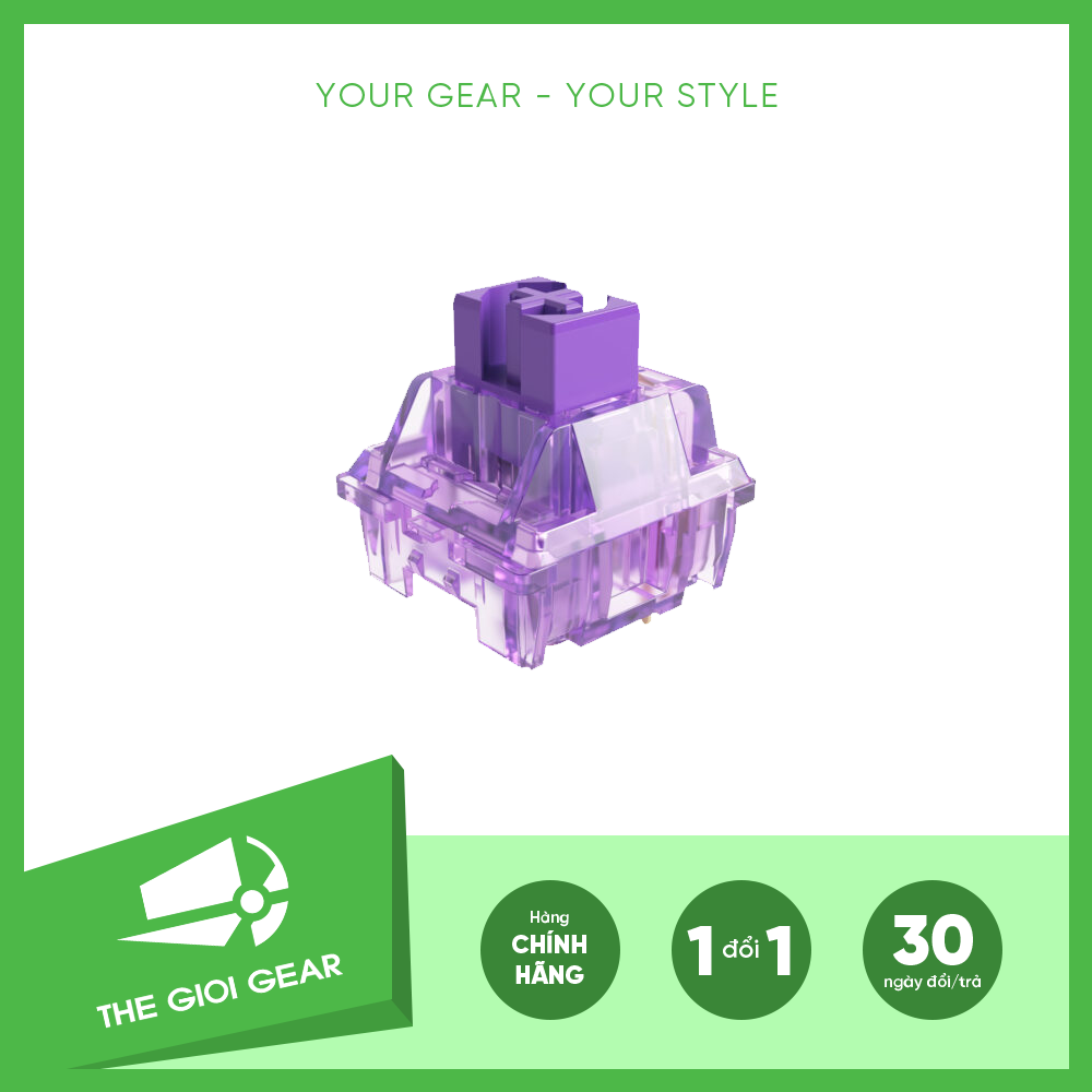 Công tắc bàn phím cơ - akko cs switch jelly purple