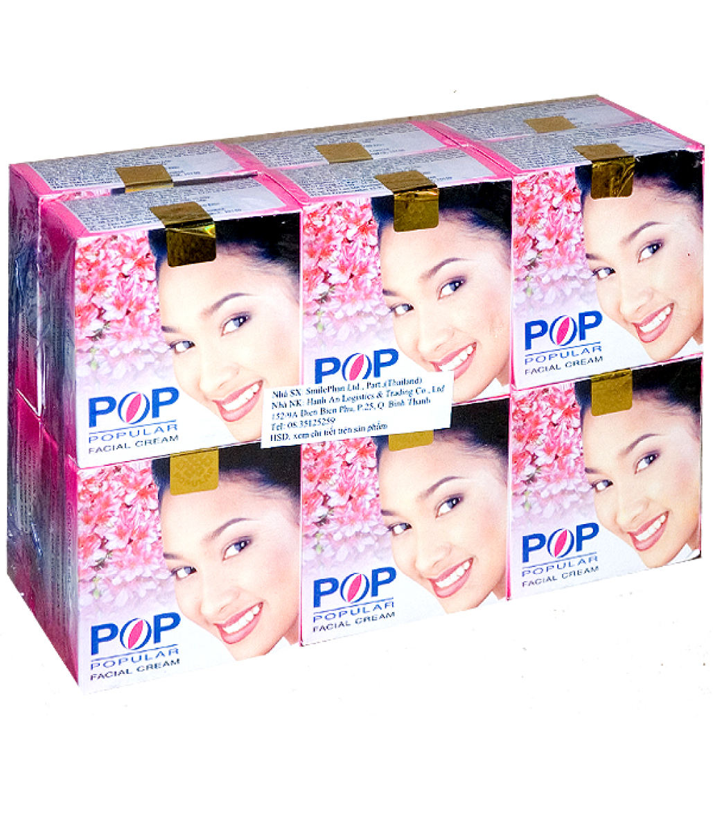 [HCM]lố 12 hộp kem Pop  kem dưỡng da pop popular facial cream