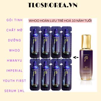 Whoo Tím Hoàn Lưu Tinh Chất  Hwanyu Imperial Youth First Serum 1ml/Khởi Nguồn/ Mở Dưỡng Trẻ Hóa Da