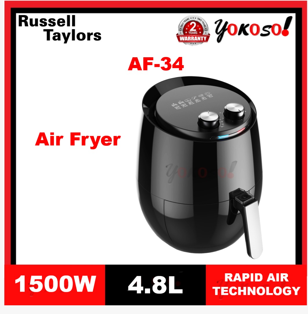 Russell Taylors air fryer 3.8L CREAMY WHITE Air Fryer AF-23 (Cream