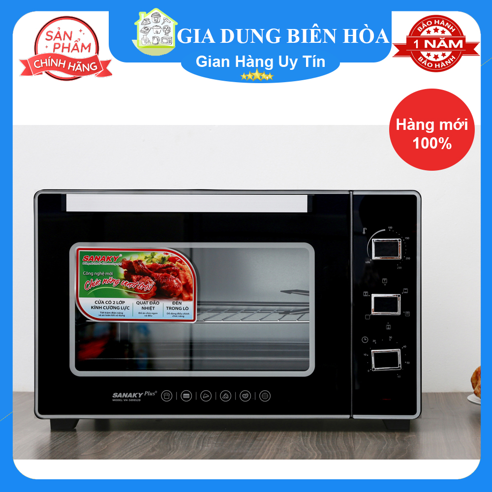 Lò nướng sanaky vh5099s2d 50 lít và vh 5088n2d 50l- hàng trưng bày 99%