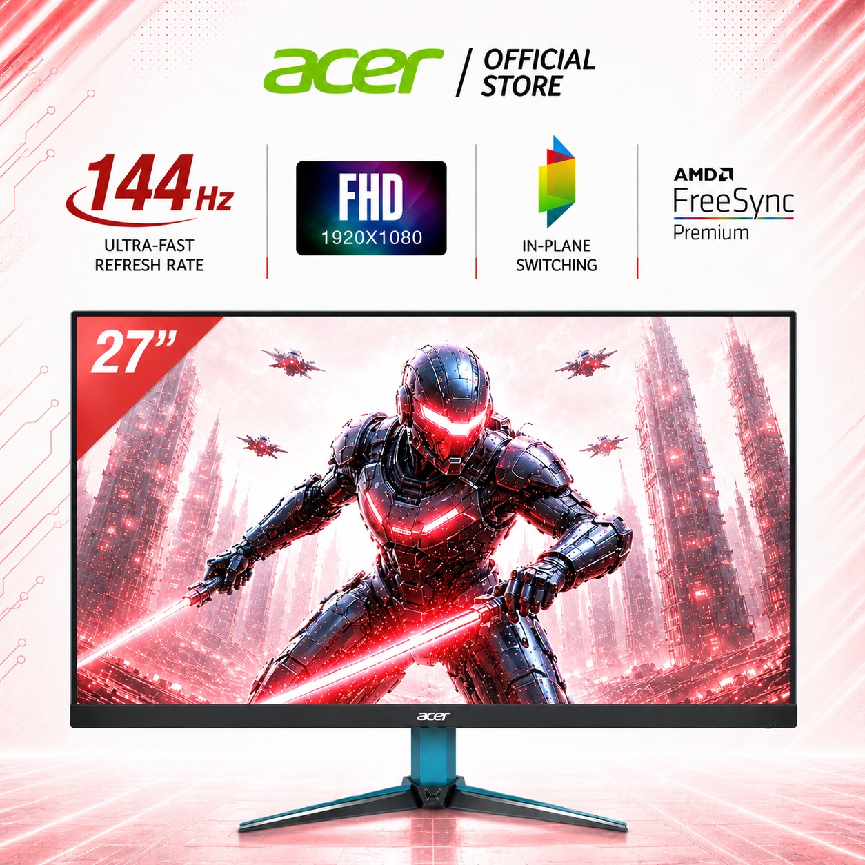 New 300Hz Refresh Rate] Acer Nitro VG250Q F 24.5-Inch FHD IPS