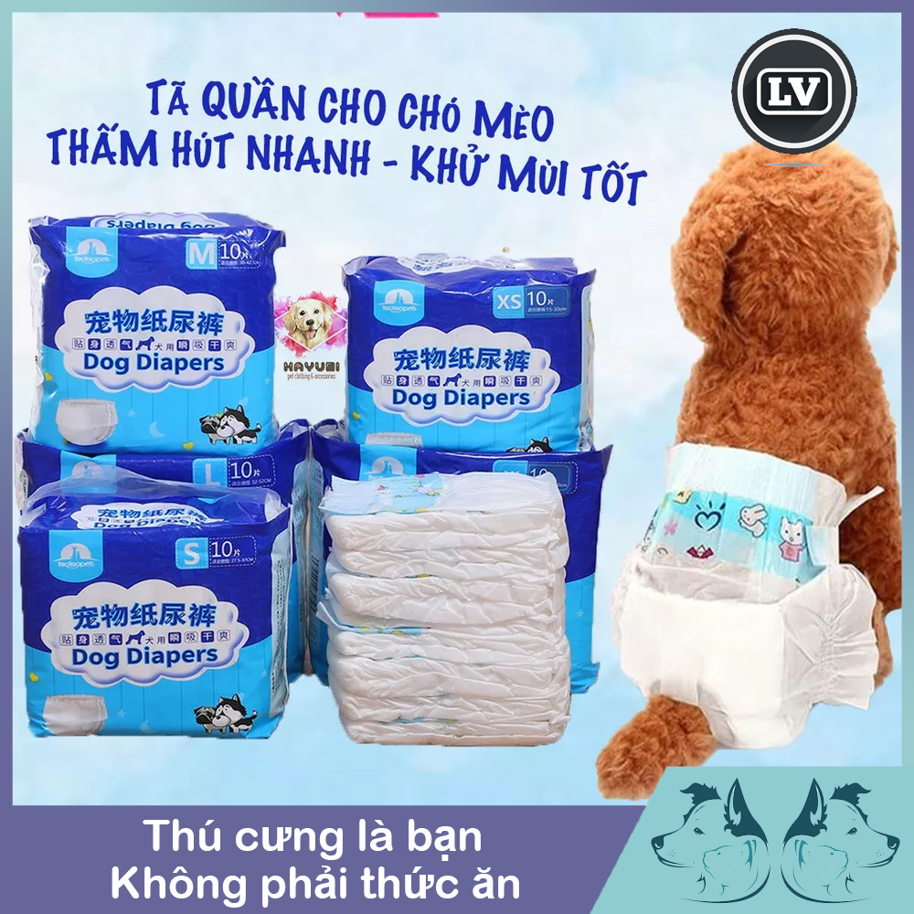 Bỉm taotaopet cho chó mèo gói 10 chiếc