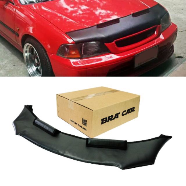 หน้ากากหนังกันหินกันแมลงหุ้มฝากระโปรงหน้ารถยนต์ Honda City 96 ราคา 1,300 บาท*ส่งฟรี